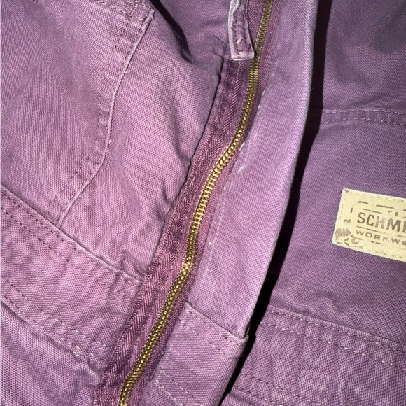 Purple Women’s Canvas Insulated Bibs - Picture 5 of 8